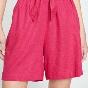 Universal Standard Pull On Linen Shorts